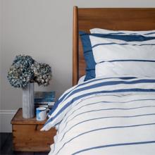 <span>IMIVIMBO is a chic range of home accessories featuring organic, hand-painted stripes.&nbsp; Its bedlinen is the loveliest I've seen in a very long time.&nbsp; Needless to say, I have the whole collection.</span>