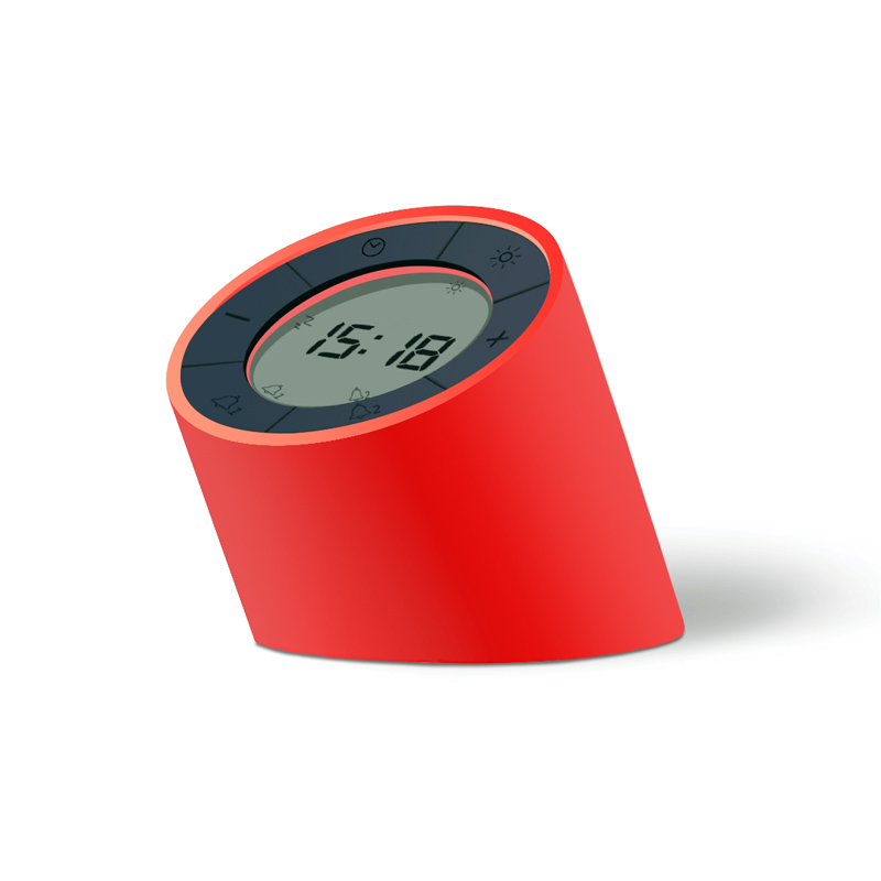 Edge Light Alarm Clock Lucky Red