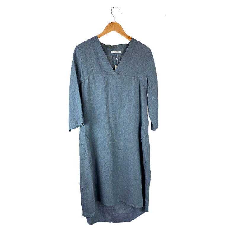 chinese dress ladies Linen Maxi Dress DARA  Linen Fairytales