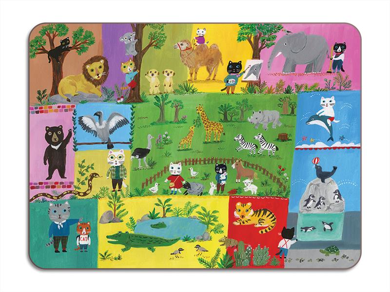 Kids Safari Table Mat By Yumi Kitagishi