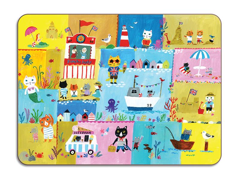 Kids Seaside Table Mat By Yumi Kitagishi