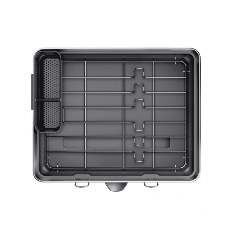 simplehuman Compact Steel Frame Dish Rack Grey