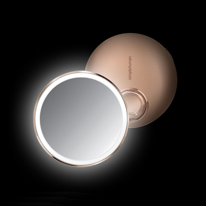 simplehuman Sensor Mirror Compact 10cm Rose Gold